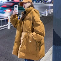 new thickened cotton bread loose student clothes oversize solid casual womens jackets and parka