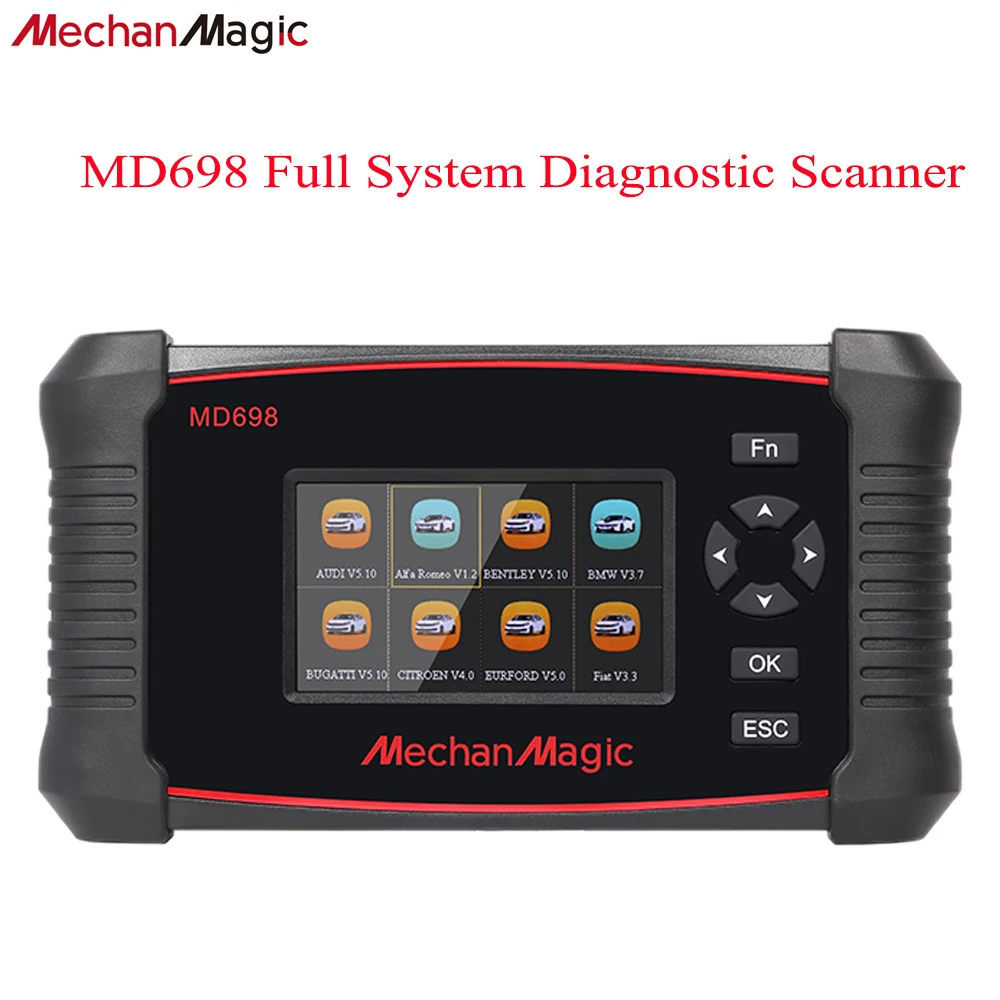 MechanMagic MD698 OBD2 сканер все системы автоматический диагностический инструмент OBD