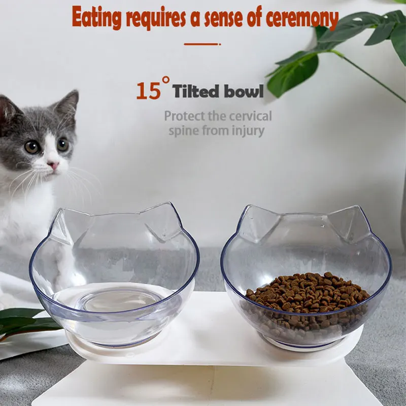 

Pet Bowls Dog Food Water Feeder Pet Drinking Dish Feeder Cat Puppy With Raised Feeding Supplies Small Dog Accessories Pet Produc