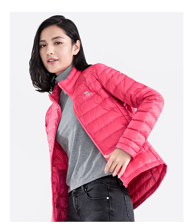Короткая куртка на утином пуху белого цвета, пальто с гусиным пухом Northface с капюшоном для женщин и мужчин, ультра-светильник, теплая парка больших размеров