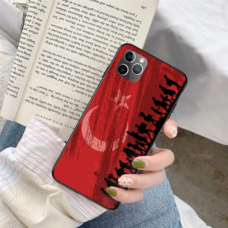 

Turkey turkish flag Phone Case For Iphone XR X 6 6S 7 8 Plus Fundas Apple 11 Pro XS Max SE 2020 iphone 12 capas etui