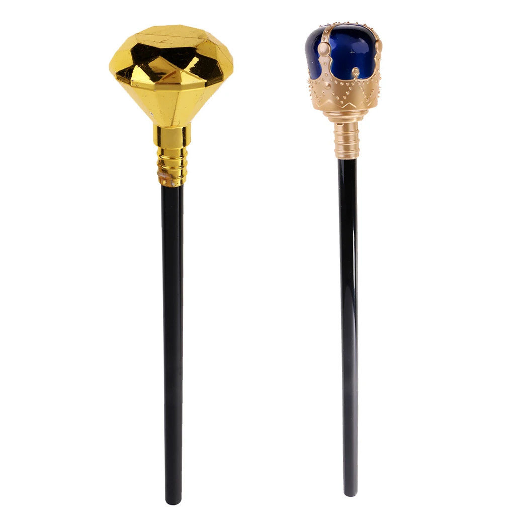 

Royal Scepter King Queen Fancy Dress Book Day Week Costume Cosplay Accessory