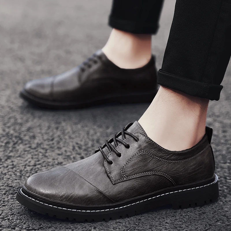 Sapato Masculino Casual Casual Leather Shoes For Men Man Shoe Mens Hot Sale Leisure Sneakers Sneaker Flat Men's