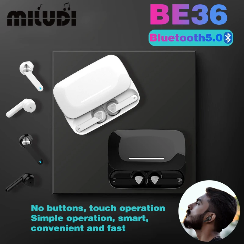 TWS наушники BE36 с поддержкой Bluetooth 5 0 и сенсорным управлением|Наушники гарнитуры| |