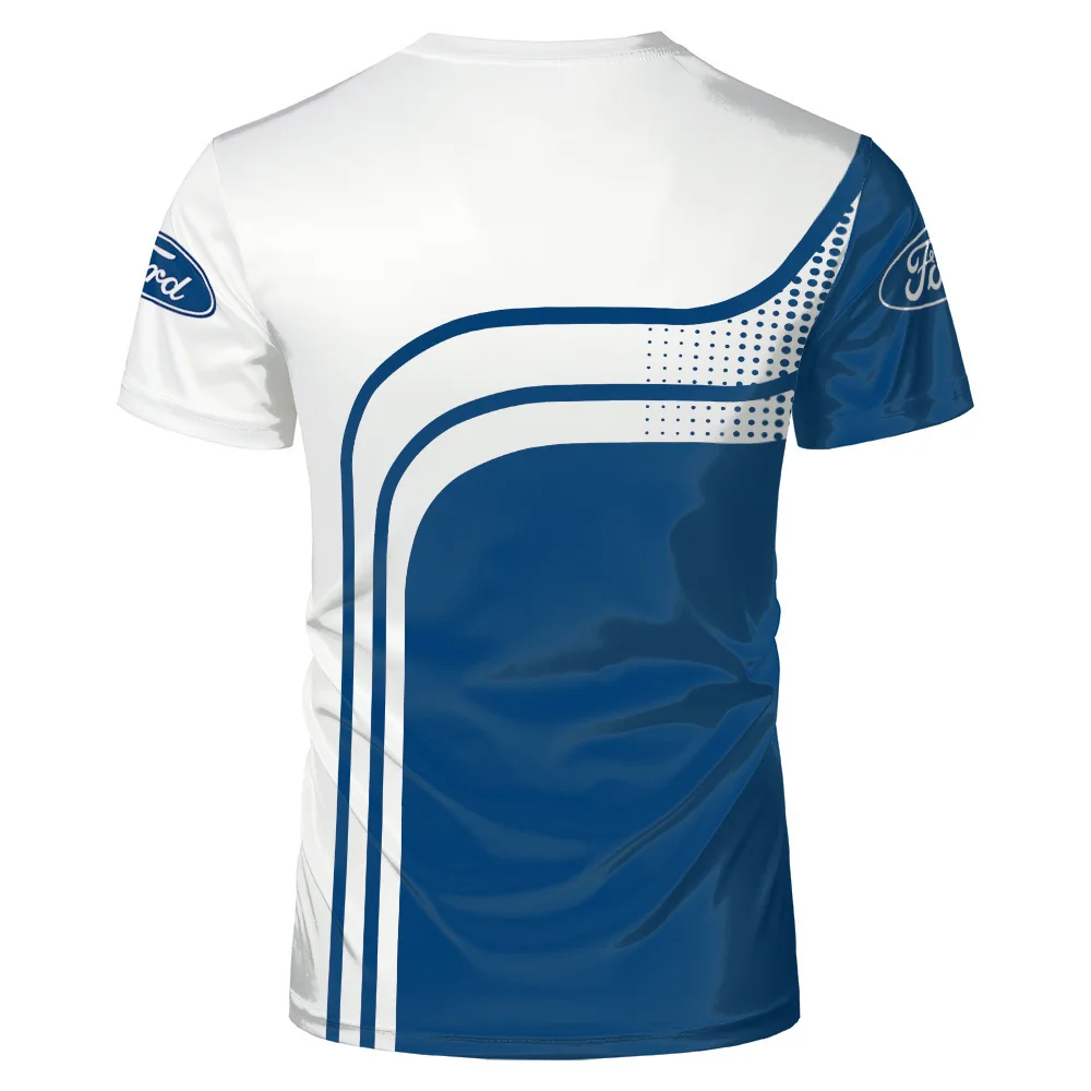 

2021 Summer New Ford Mustang Car Logo Men's Shirt Fashion Brand T-shirt High Quality Oversized Top T-shirt MOTO Racing Shirt