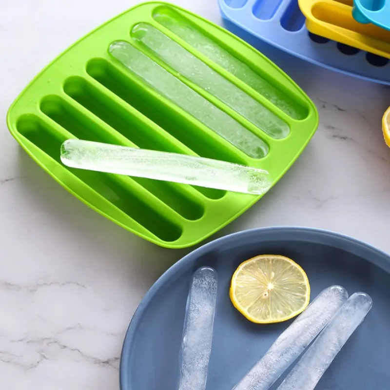 

7 Grids Silicone Sausage Maker Mould DIY Ham Hot Dog Making Mould Food Grade Finger Ice Tray Home Kitchen Cake Baking Supplies