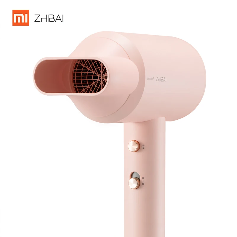 XIAOMI MIJIA zhiбаи HL3 Анион Фен для волос с отрицательными ионами 1800 Вт Быстросохнущий Портативный Фен-диффузор профессиональный уход за волосами