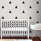 30 шт 7 см черный Triangels виниловая наклейка наклейки для домашнего декора Холодильник Дверь Шкаф Мебель Ванная комната