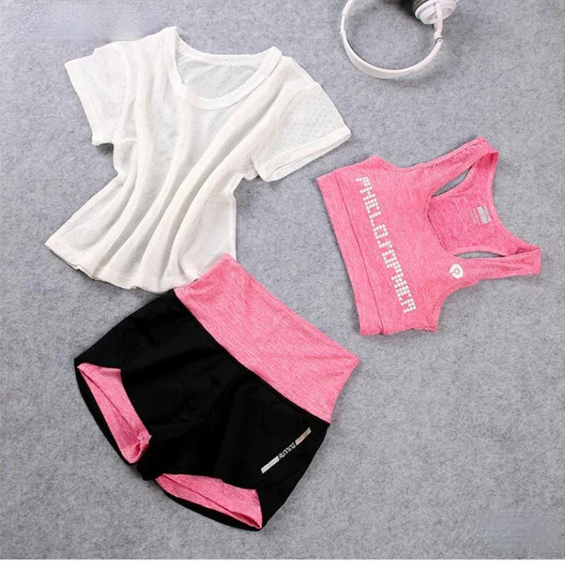 

Yoga Suit Women's High Waist Sportswear Sports Bra Fitness Clothes Women's Sports Shorts Workout Crop Top Fitness Clothing Women