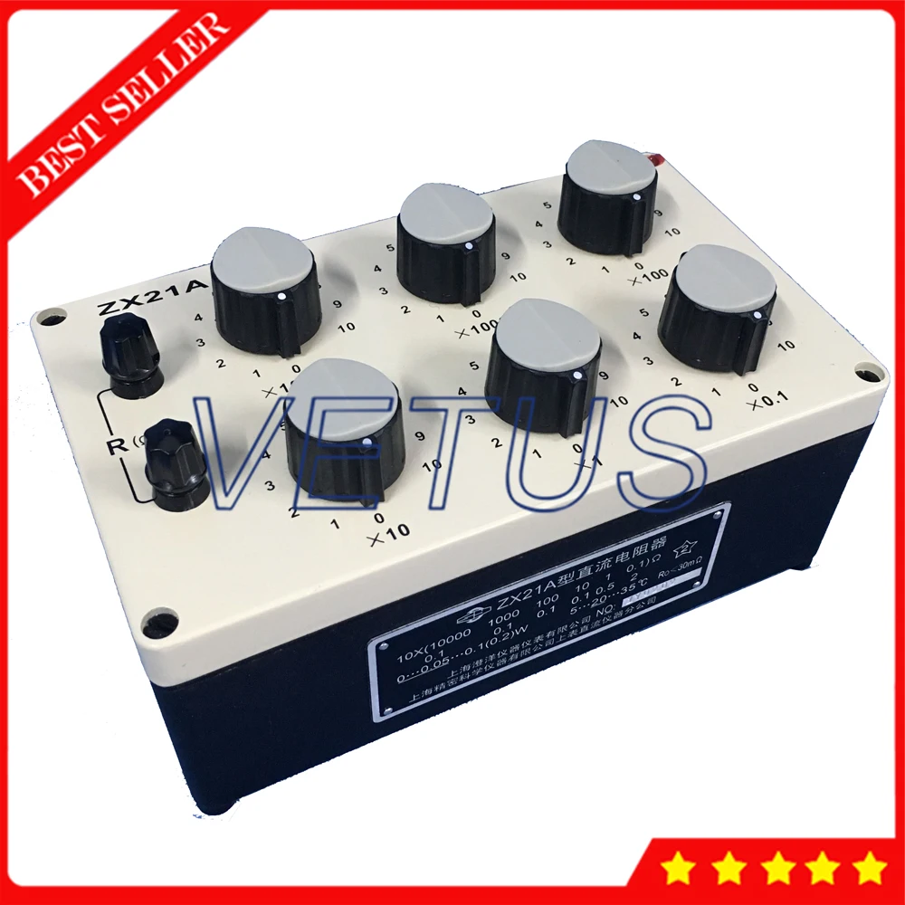 ZX21A десятилетняя коробка сопротивления регулируемая постоянного тока|decade resistance