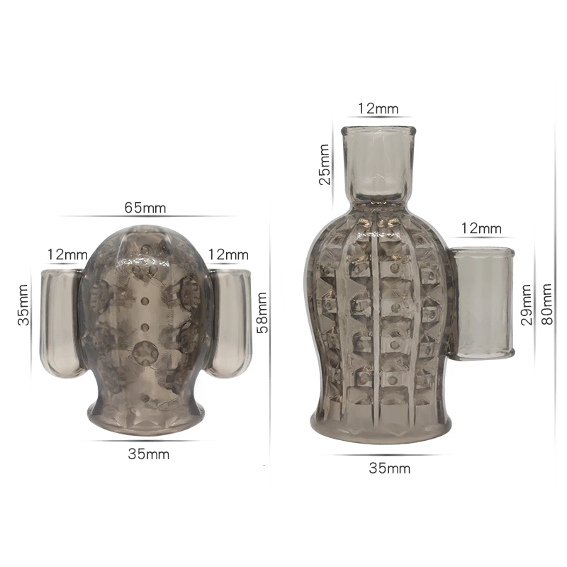 Массажеры для пениса с двумя чехлами мастурбации 12 прочные мужские Вибраторы