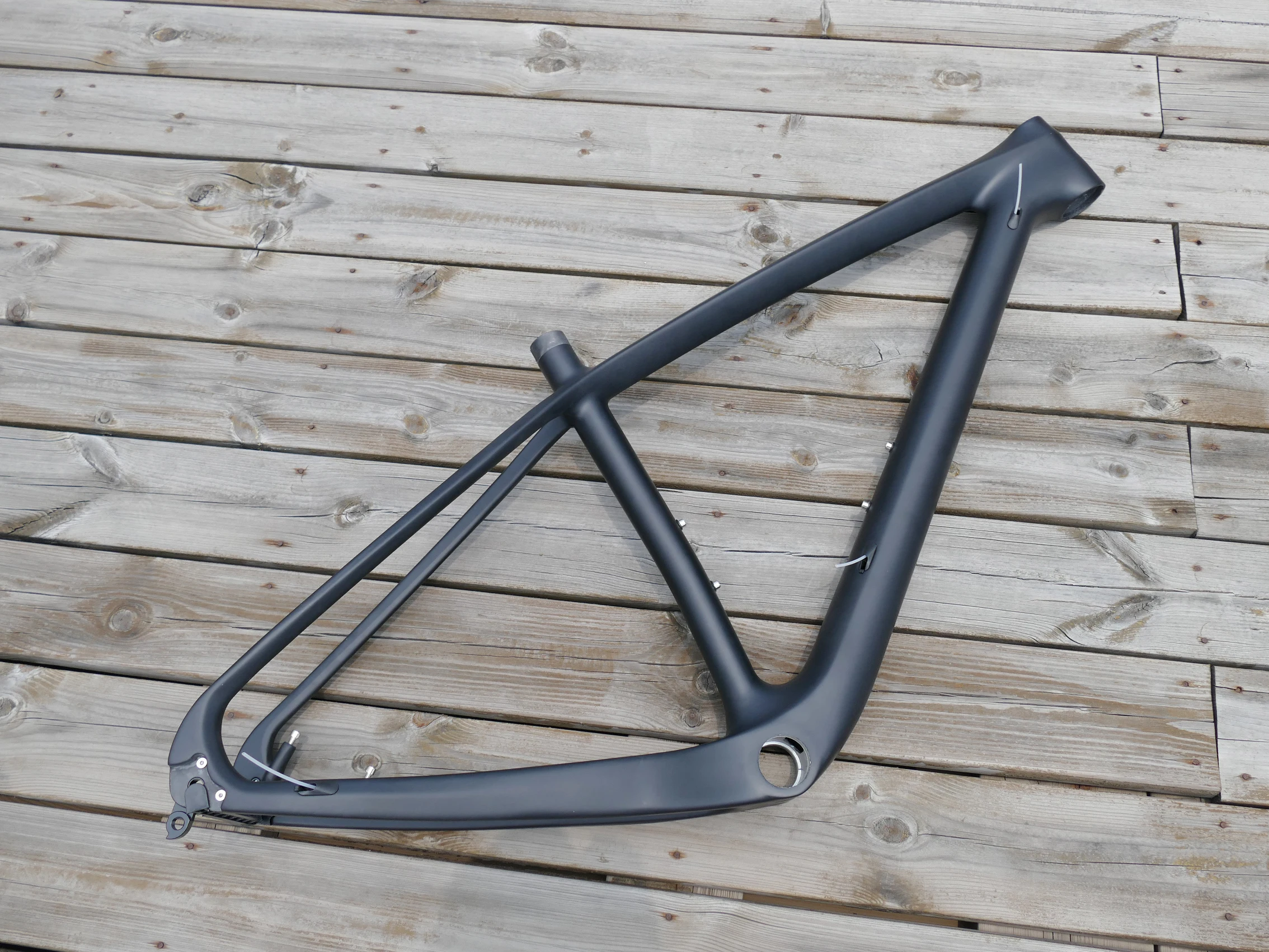 Абсолютно Полный глянцевый углепластиковый коврик 29ER горный велосипед MTB BSA/BB30 Рама 1"(L) QR 135*9 мм