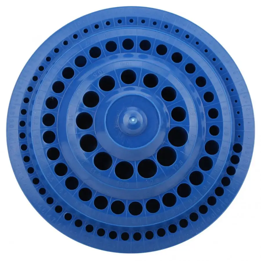 Multi-functional Drill Box Tool Storage Case Round Shape Bits Multi-holes DIY Plastic | Дом и сад
