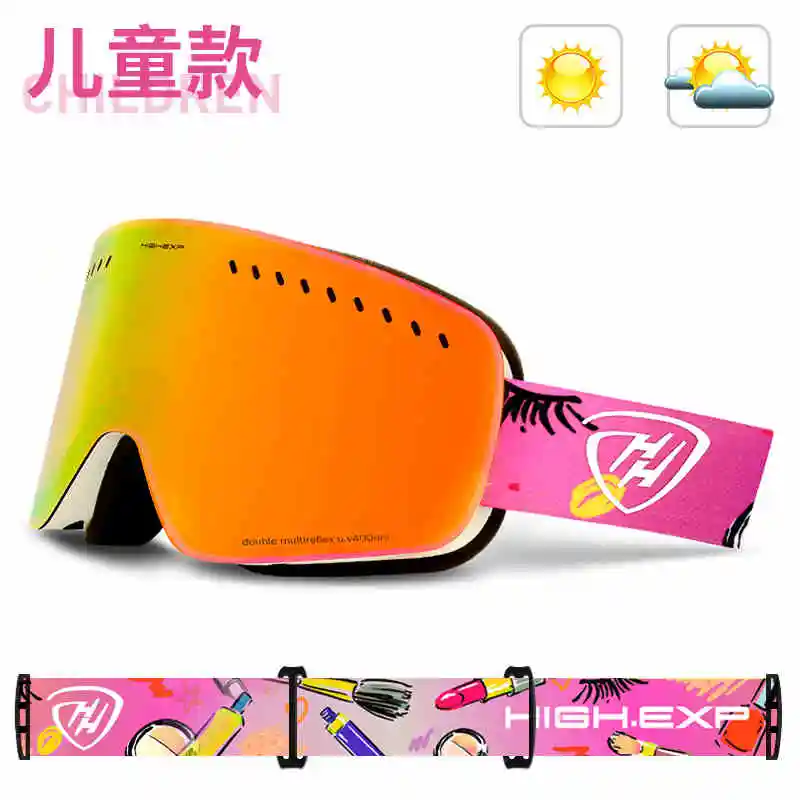 

Лыжные очки, Детские лыжные очки для девочек, очки для сноуборда, большие снежные маски для мальчиков, лыжные очки, очки для сноуборда, сноуб...