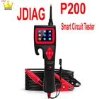 Оригинальный Электрический тестер JDIAG P200 нового поколения, инструмент для диагностики электрической системы, Автомобильный мультиметр