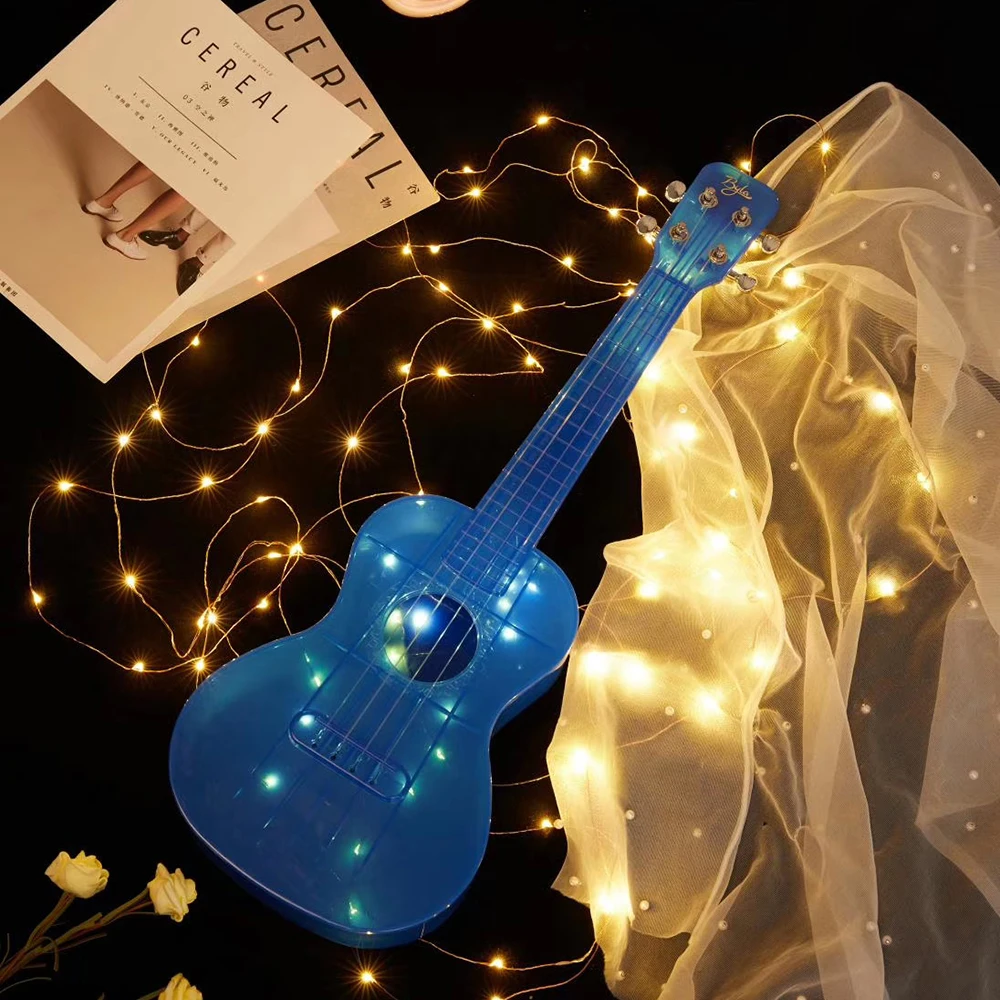 23 дюймовая Хрустальная Гавайская мини гитара в подарок для искусственного АБС