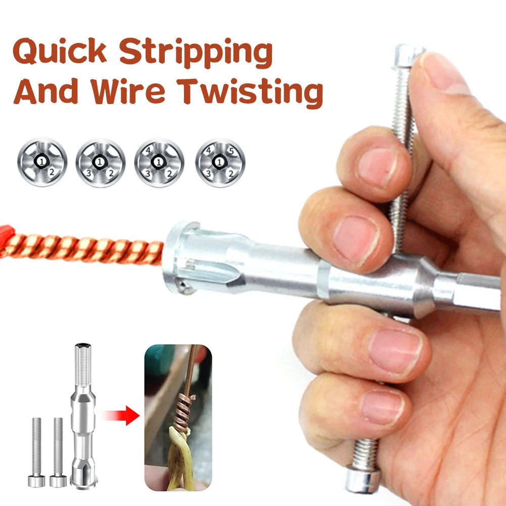 

Automatic Wire Stripper Electrician General Stripping Artifact Connector Hand Tools Line Cable Peeling Twisting Connector Pliers