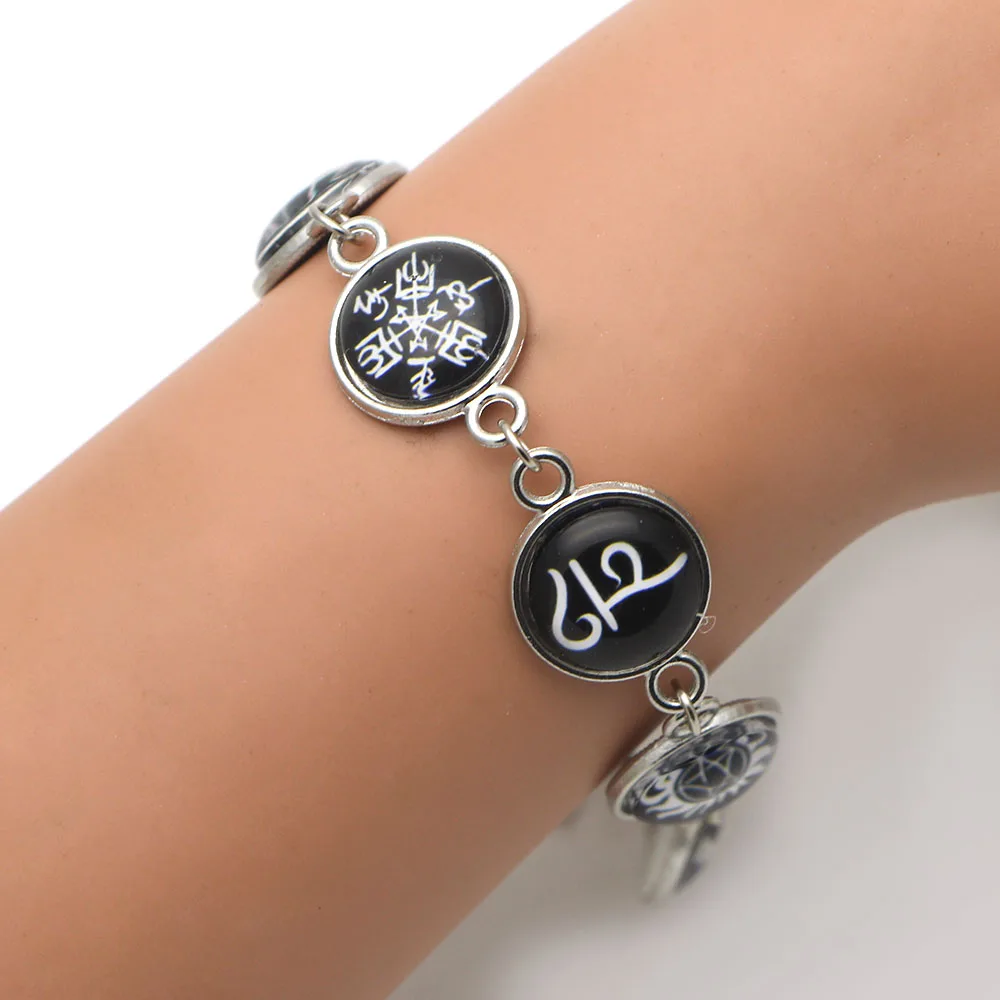 ZF2759 1PCS Cool Jewelry TV Show Supernatural Rune Handmade Amulet Bracelets Gifts For Child Friend |