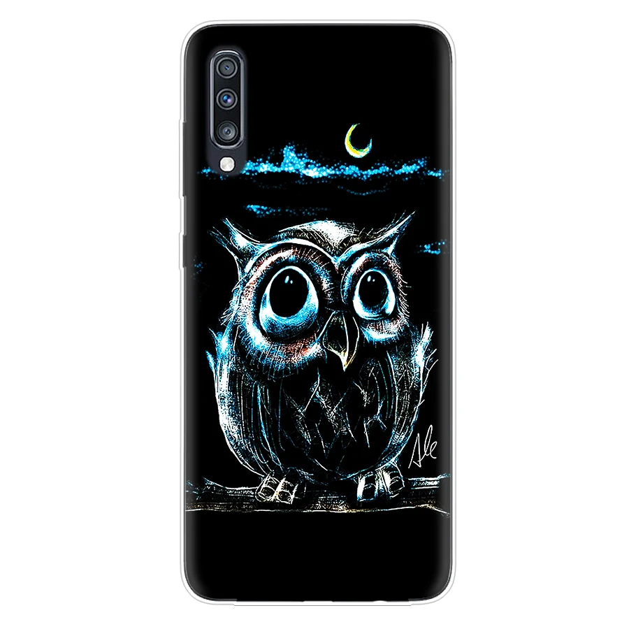 

Animal Owl Case For Samsung Galaxy A50 A70 A51 A71 A20 A20E S20 FE S10 Plus S7 Edge S8 S9 S10E S21 Ultra A10 Note 20 Back Cover
