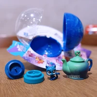hasbro littlest pet shop lps q version kawaii cute ring blind box doll gifts toy model anime figures collect ornaments