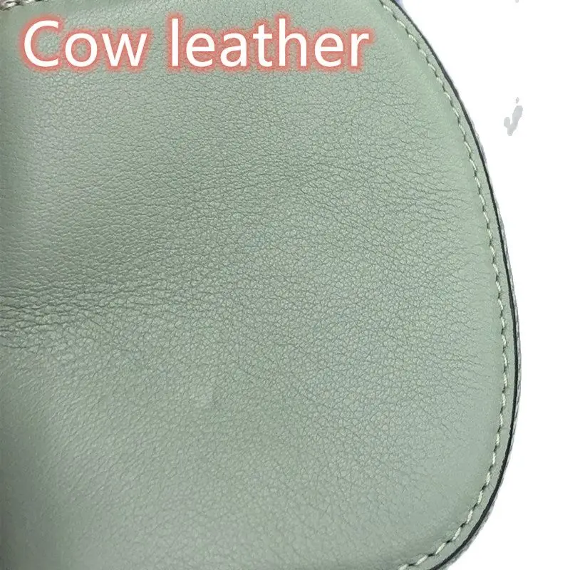 

High Quality Leisure Women Large Capacity Cardholder Cow Leather Smiling Face Coin Bag 5 Colors Gift