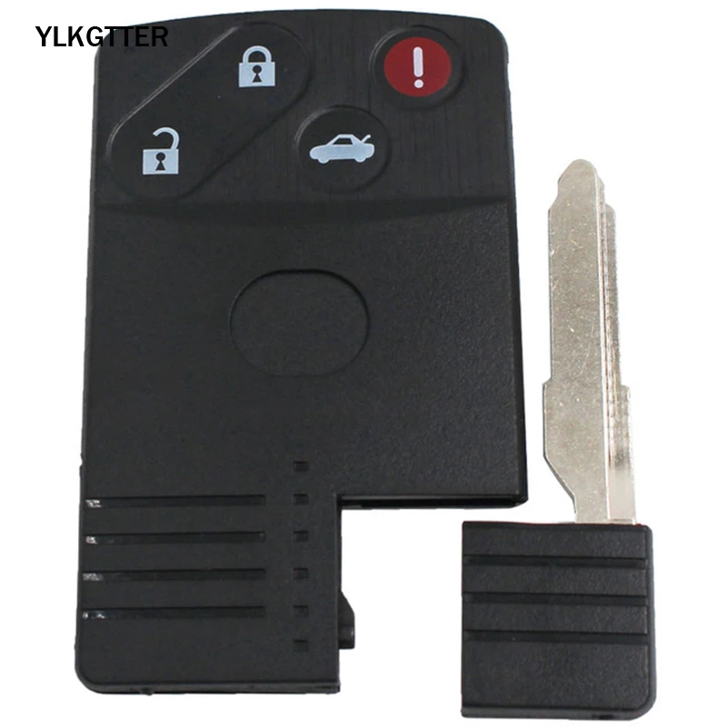 YLKGTTER 2 Buttons Smart Car Key Shell Fit for Mazda 5 6 CX-7 CX-9 RX8 Miata MX5 Popular Flip Floding Case No Chip Inside | Автомобили и