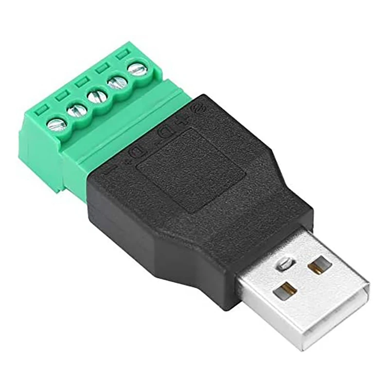 2 штекера USB к 5-контактному адаптеру разъем сигнальный штекер модуль питания