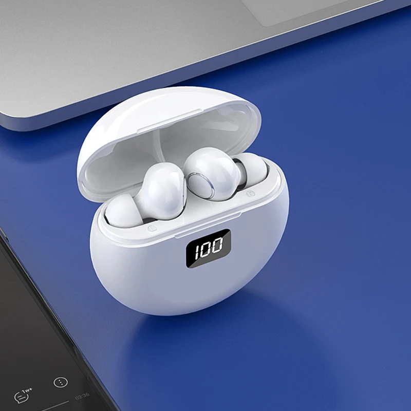 

Savioke TW13 Wireless Bluetooth 5.0 headset Sports HiFi digital display noise reduction ear hanging headphones earbuds earphone