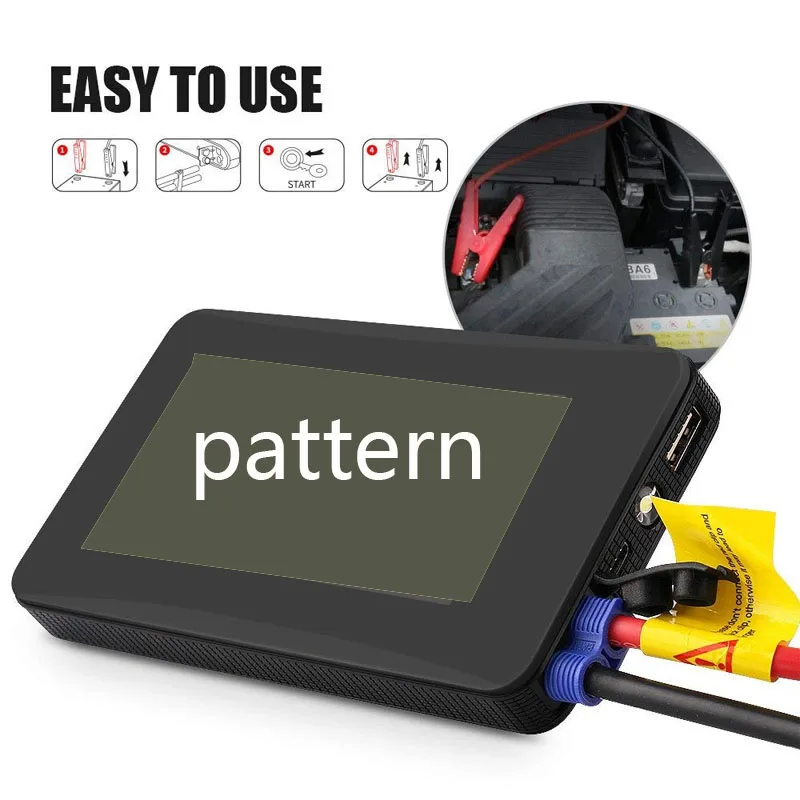 Portable 12V Car Battery Jump Starter Engine Power Bank Starting Up To 2.0L Start Funny Reflective Creative PALESTINE Flag | Автомобили и