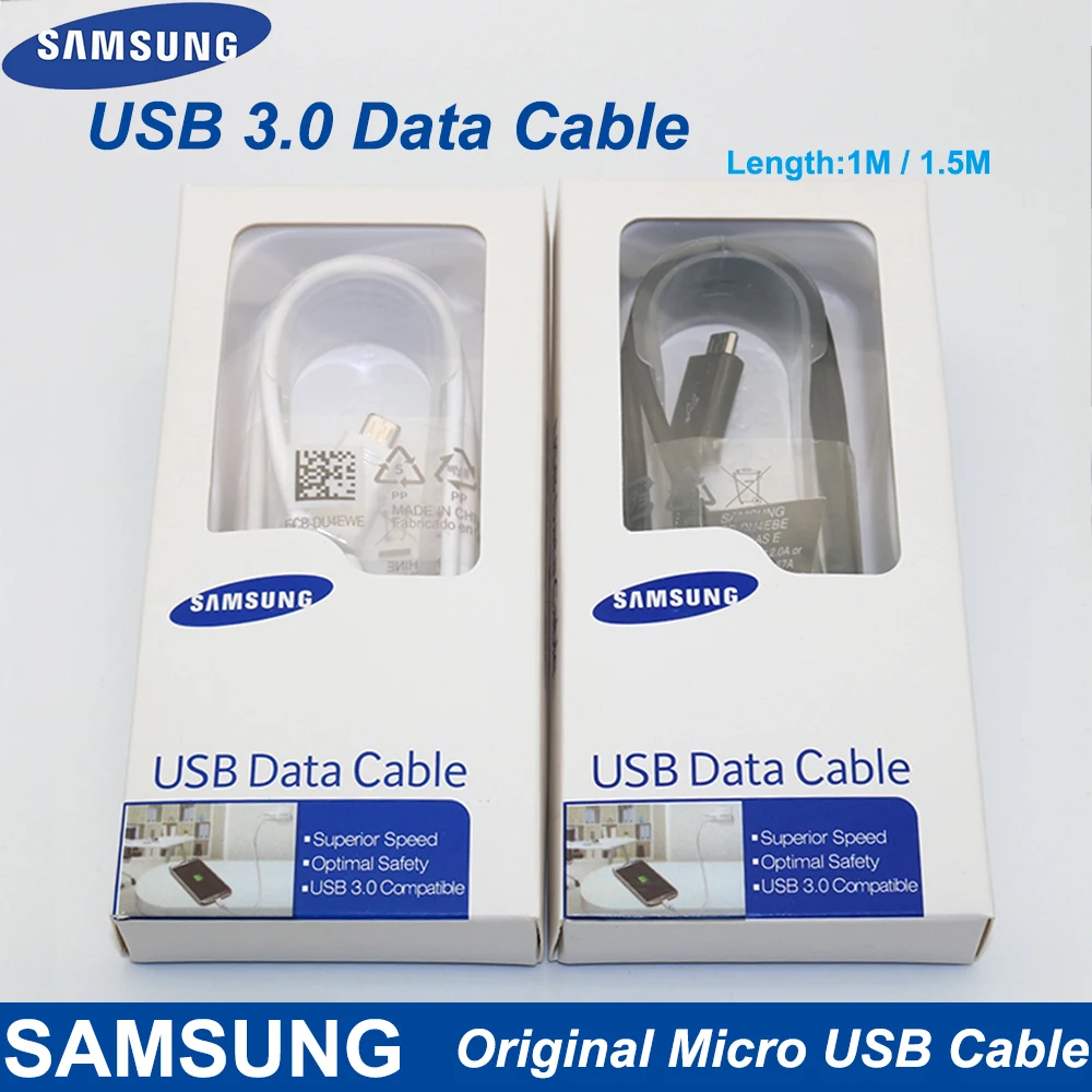 Оригинальный кабель Micro USB для Samsung Galaxy S4 S5 S6 S7 Edge Note4 Note5 J3 J5 J7 prime быстрой зарядки и