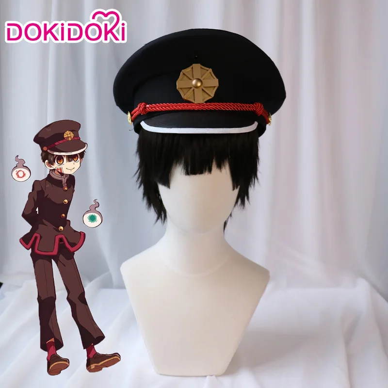 

IN STOCK Dokidoki Anime Jibaku Shounen Hanako Kun Cosplay Wigs Hanako Kun Wig Hanako Hair Men Short Wig Jibaku Shounen Hanako