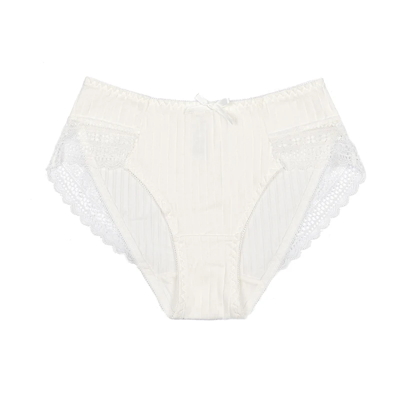 

Japanese lace underwear women cotton breathable sexy seamless waist mesh triangle pants