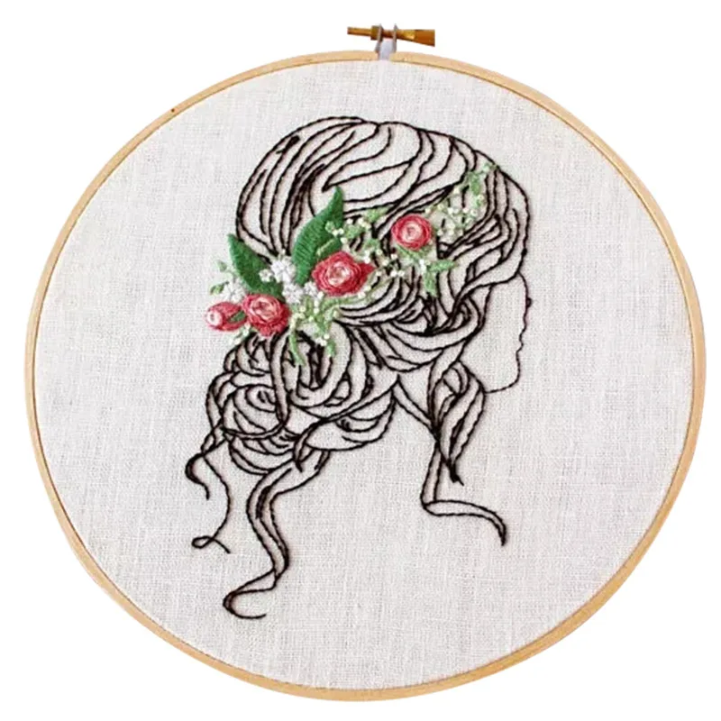 Вышивальные поделки ручная вышивка набор для начинающих Набор вышивания