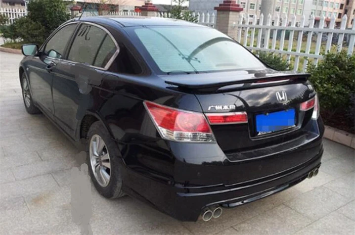Для Honda Accord Спойлер ABS Материал заднее крыло автомобиля праймер цвет задний