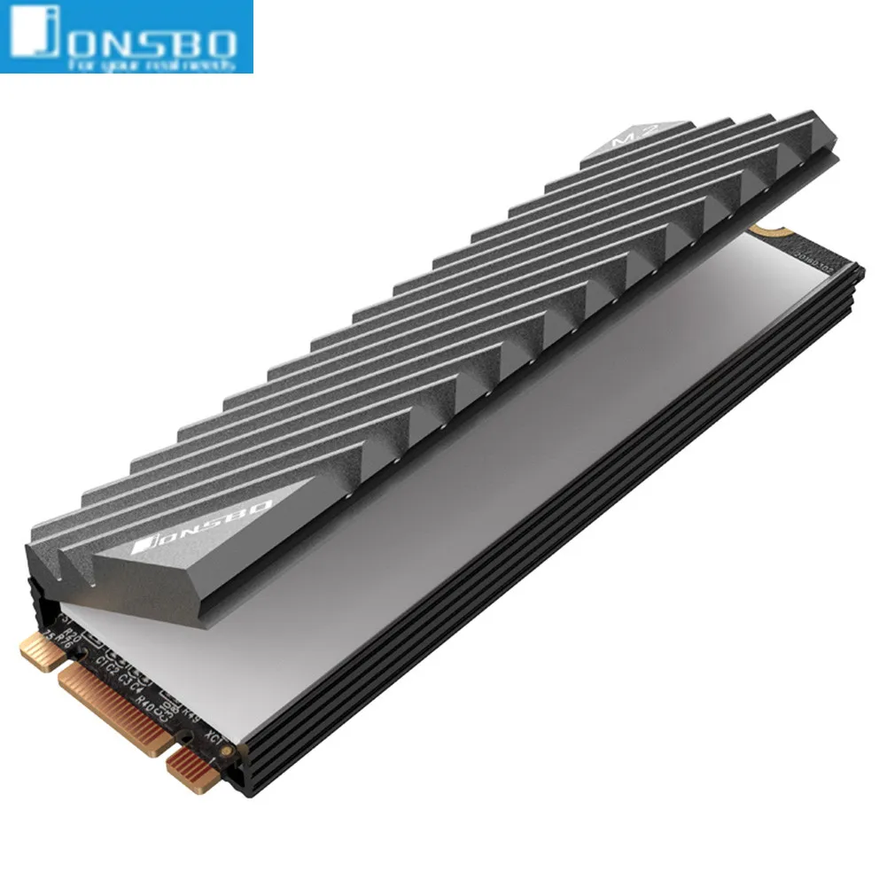 Теплоотвод Jonsbo M.2 2280 SSD NVMe M2 Твердотельный алюминиевый радиатор для жесткого