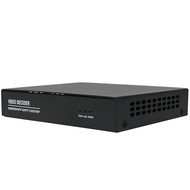 H.265 к SDI HDMI VGA CVBS видео потоковый декодер HD IP для камеры декодирования RTSP HTTP UDP/RTP RTMP