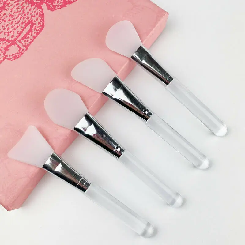 New Makeup Sets brush 4Pcs Silicone Gel Facial Face Mask Mud Mixing Brush Skin Care Beauty Makeup