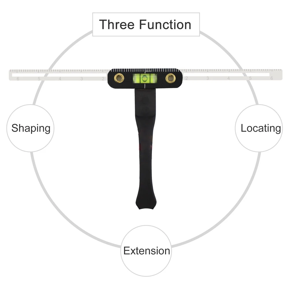 

2021 New Arrival DIY Reusable Three-Point Positioning Level Balance Eyebrow Ruler Embroidery Tool Tattoo Ruler