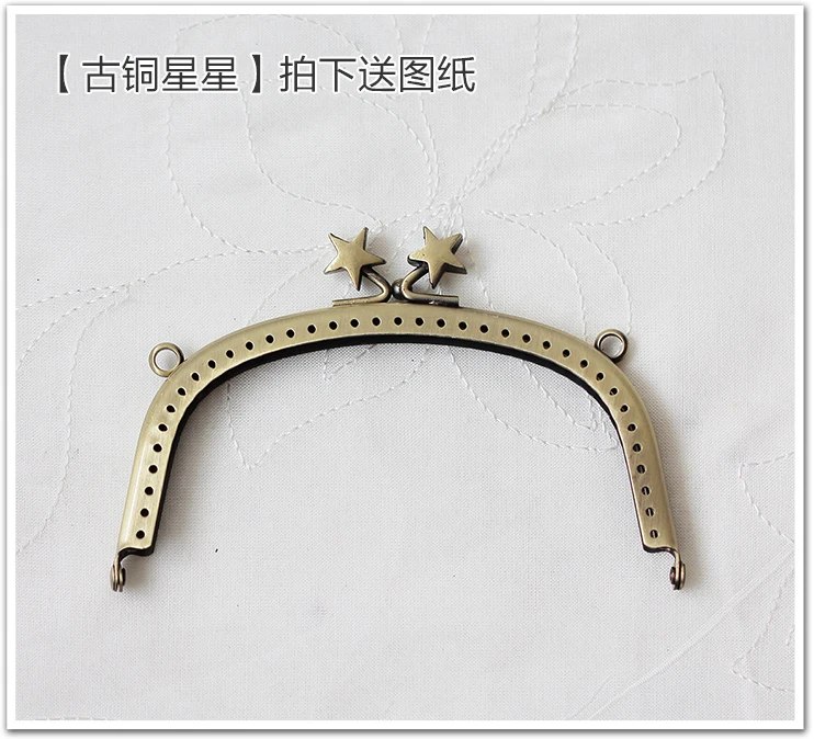 

ZAKKA Bag Accessories Edging Arched Bronze Light Gold Bracelet Diamond Bracelet Used for Bag Making Animals Fabric Embroidery