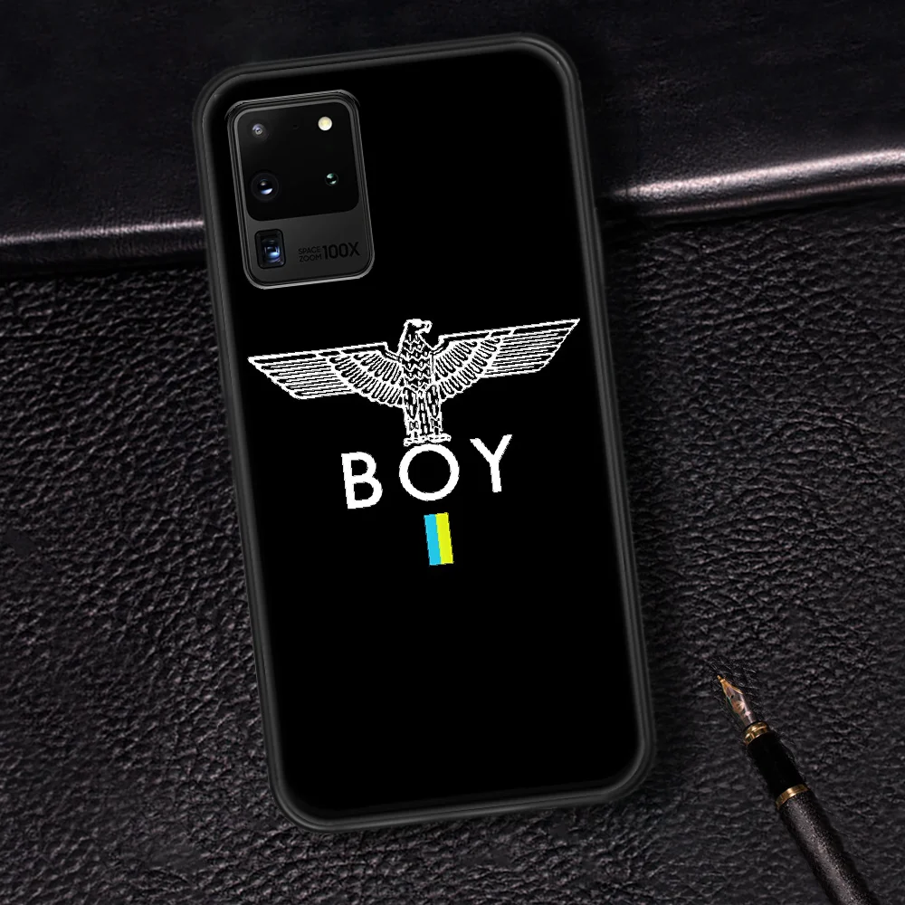 

London Fashion brand Boy Phone Case Cover Hull For Samsung Galaxy S 6 7 8 9 10 e 20 Edge Note 8 9 10 Plus black Etui Pretty