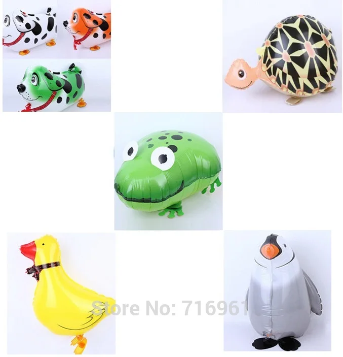 5 шт. ходячие воздушные шары из фольги в виде животного для День рождения