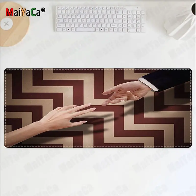 

MaiYaCa New Printed Twin Peaks Fire Walk With Me gamer play mats Mousepad Rubber PC Computer Gaming mousepad