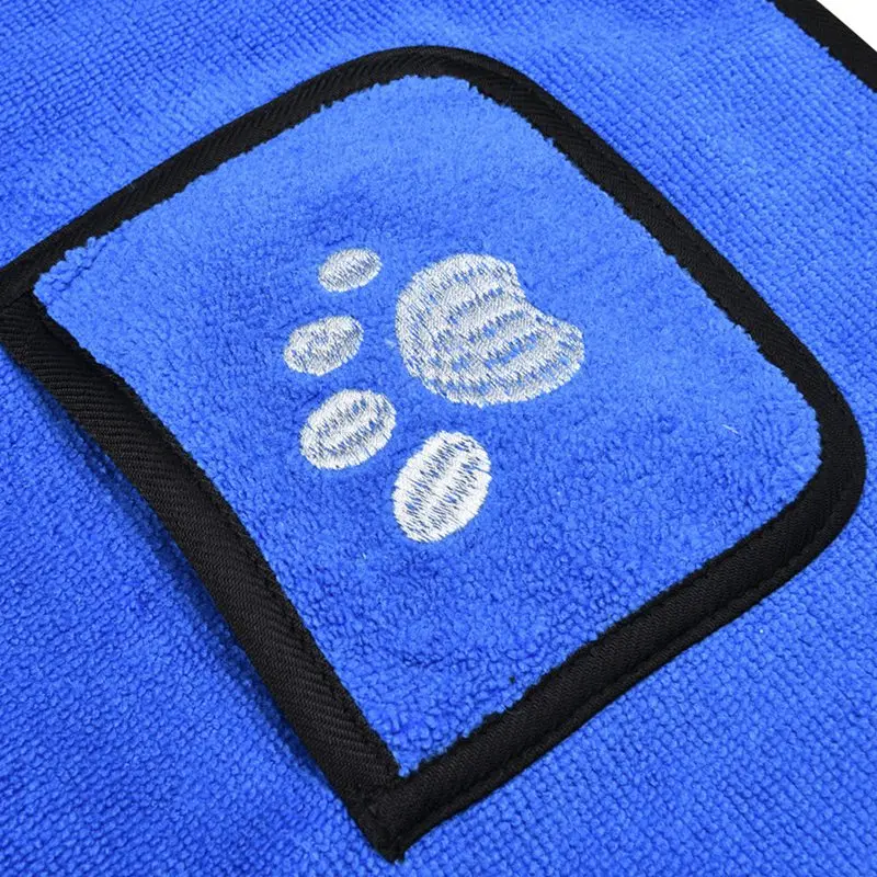 Халат для собак ванная полотенце маленьких средних и больших микрофибра супер