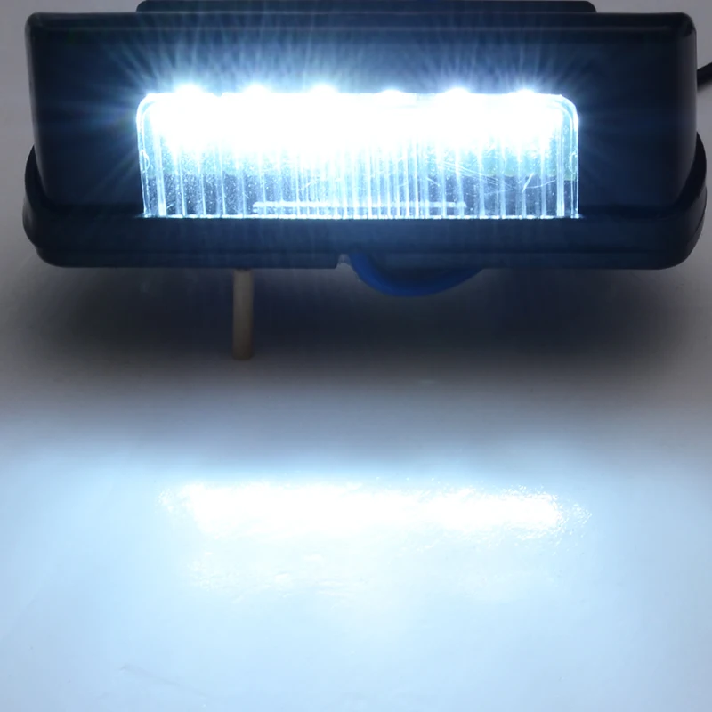 

Universal 2pcs Car LED Number License Plate Lights For Trailers Trucks Lorries Van Caravans Licence Plate Lamp DIY