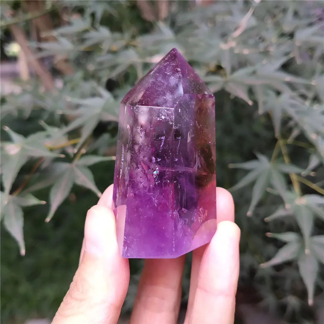 Аметистовый кристалл башня камни кристаллы Wicca камень Islan Декор Пьедра иминерал
