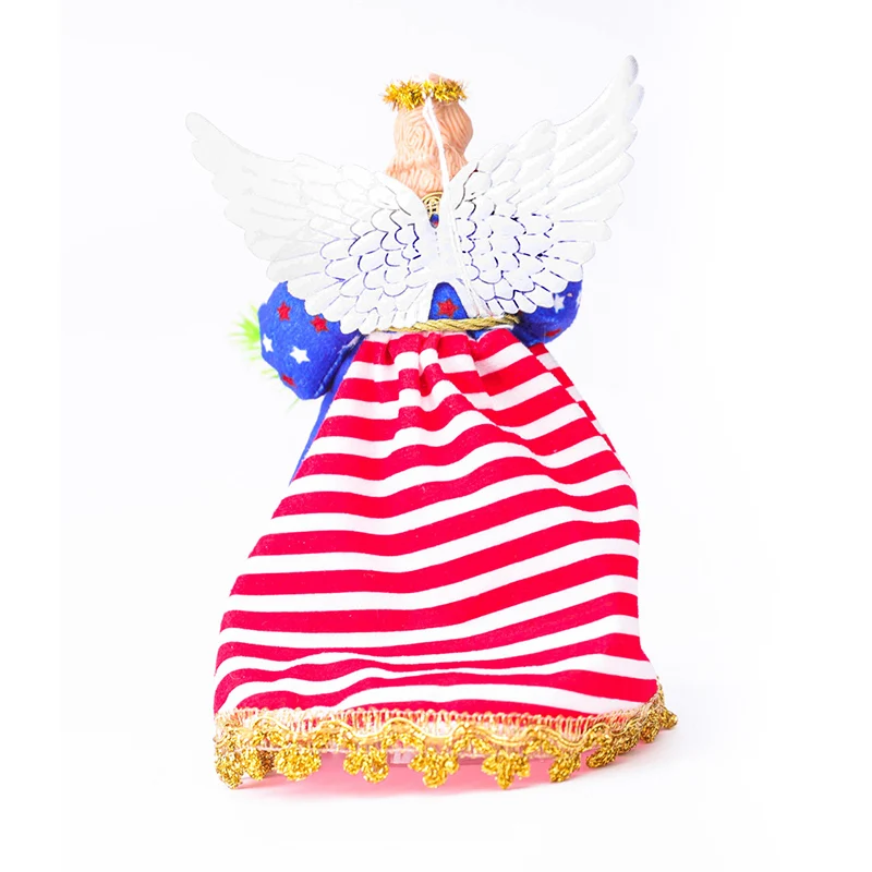 

Independence Day Freedom Female Angel Doll National Day Creatives Decoration Ornaments for Home Decoration MOWA889