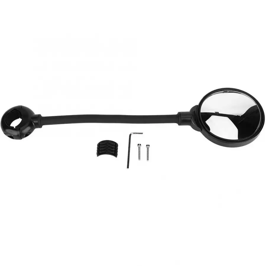 

Bike Bicycle Rearview Mirror Handlebar Adjustable Mirror Rear Back View Bicycle Accessories For Bicycle Tools
