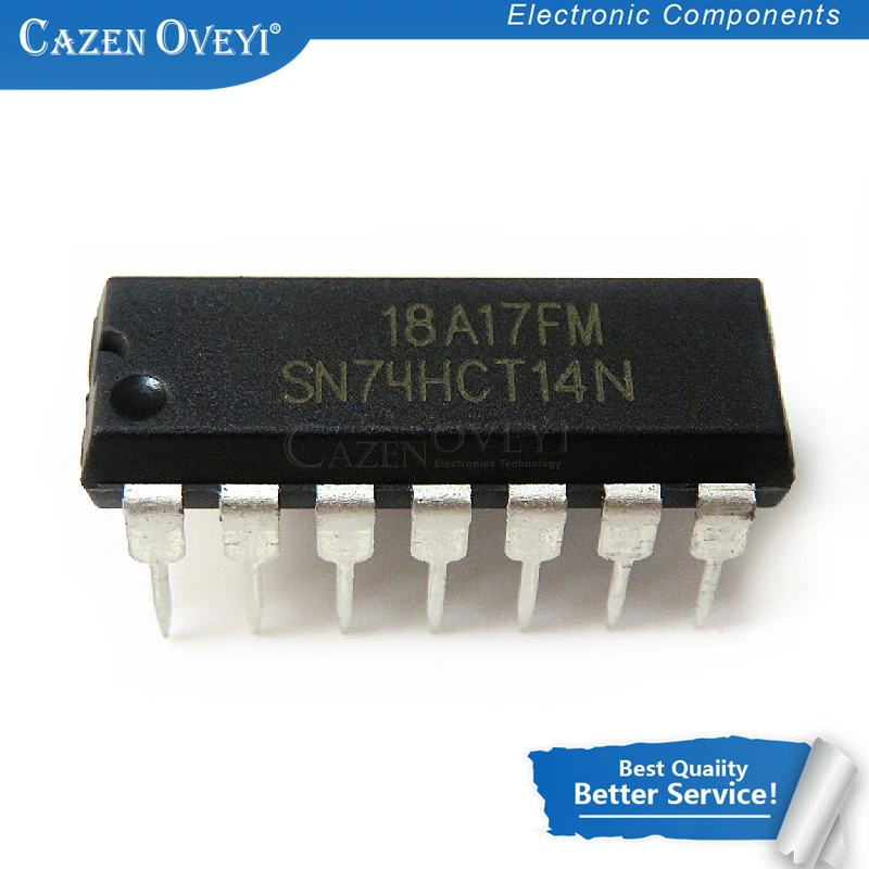 10 шт./лот SN74HCT14N DIP14 SN74HCT14 74HCT14 DIP 14 74HCT14N в наличии|Интегральные схемы| |