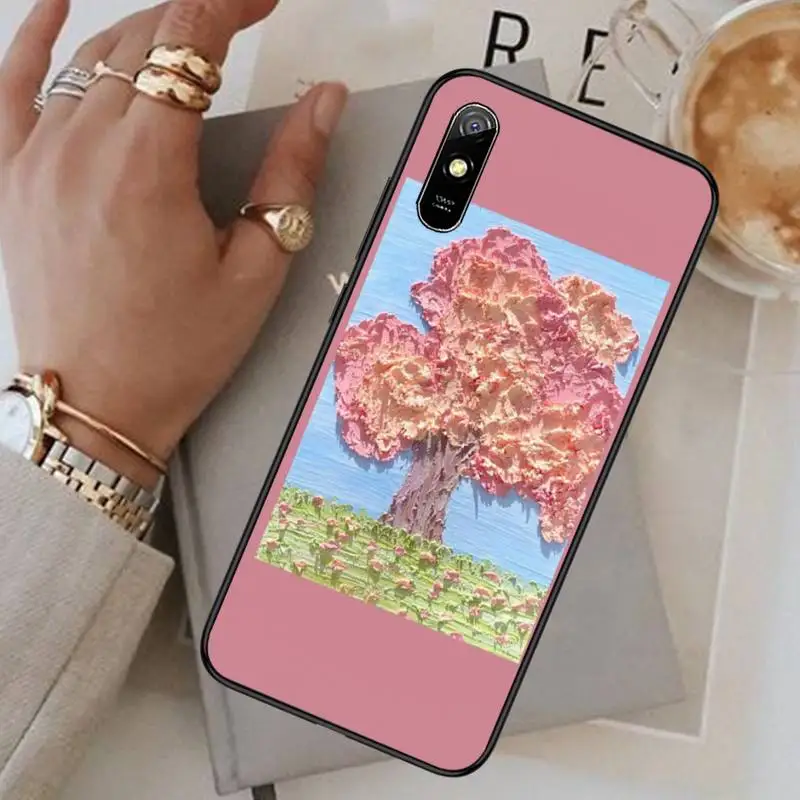 

Creative three-dimensional oil painting Phone Case For Xiaomi Redmi note 4 4X 8T 9 9s 10 K20 K30 cc9 9t pro lite max