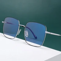 glasses for man and woman pure titanium full rim frame eyewears large polygon frame myopia spectacles